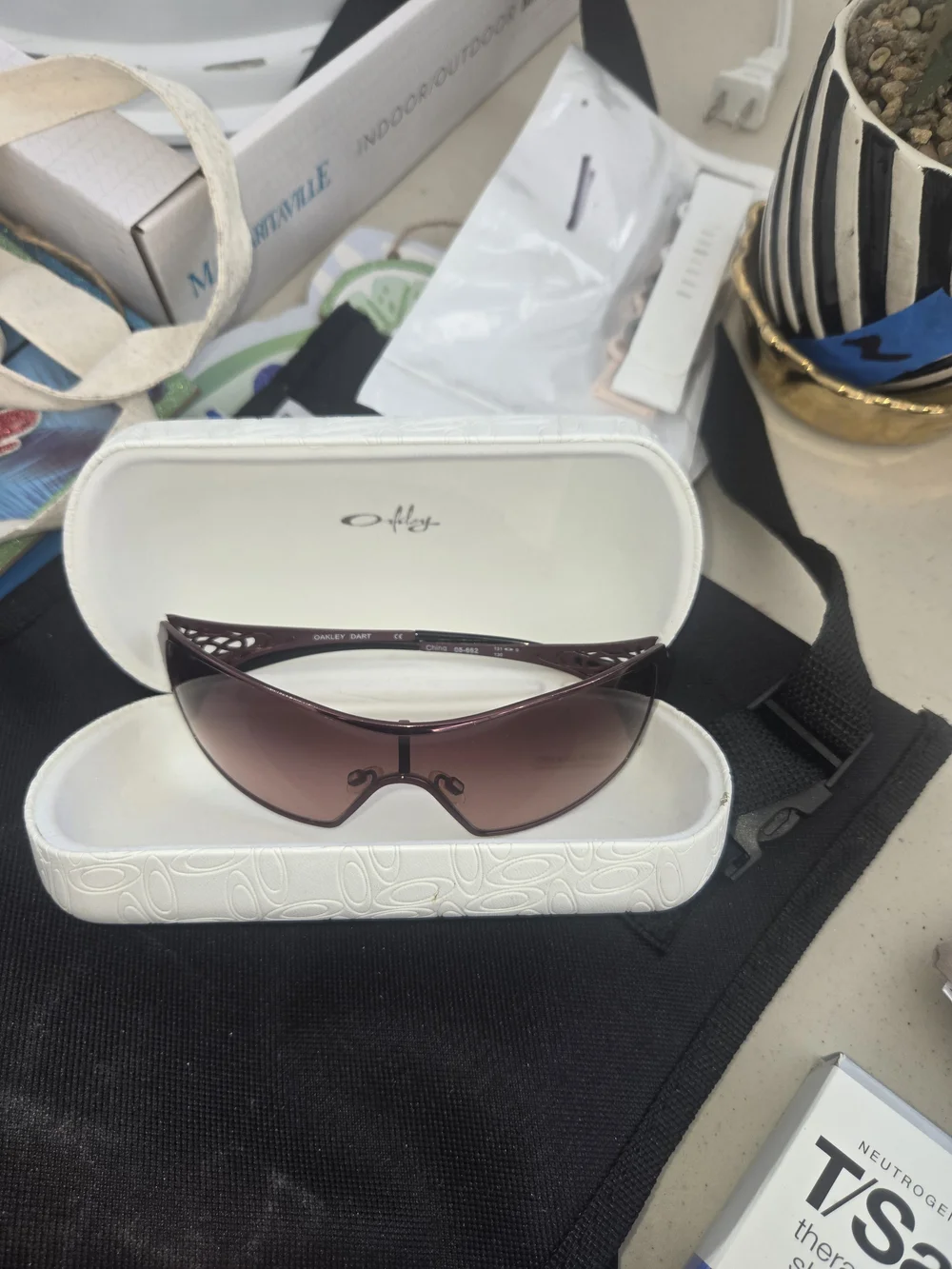 Oakley Women’s Maroon Shield Sunglasses